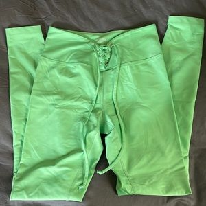Year of ours football green leggings size small